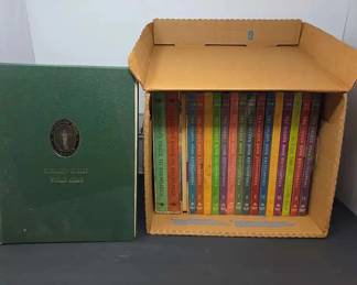 Vintage Golden Book Encyclopedia Set with Childrens Guides Hammond Family World Atlas
