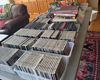 Hundreds of CDs