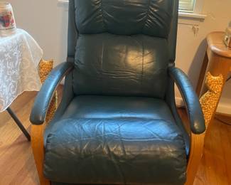 Leather recliner
