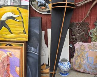 John Monti wood sculpture.