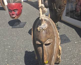 Old African Baule mask.