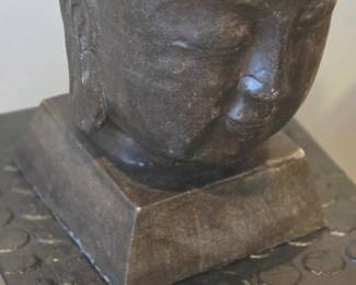 Carved stone Buddha.