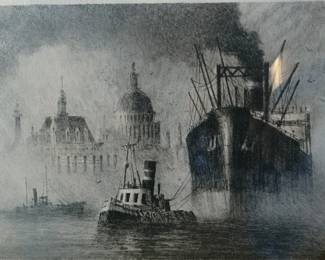 John Kelly Lithograph of San Francisco.