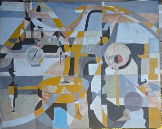 Dave Starrett guant oil on Masonite