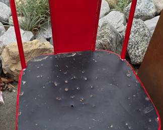 Pair of MCM steel chairs