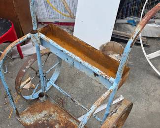 Antique welders cart.