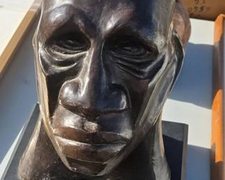 Sculpture of a man