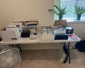 Crafting supplies, CDs, etc.