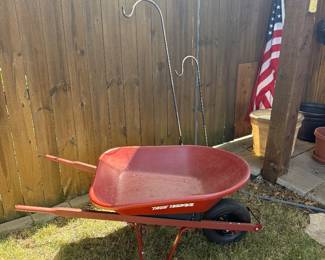 Wheelbarrow, shepards hooks