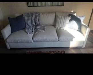 By Appointment only new Natuzzi soft genuine leather sofa 500.00