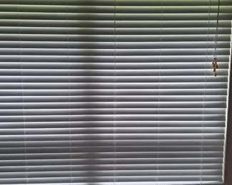 3 70" L X 48" W flaux blinds very good clean condition 100.00 each. By Appointment only still hanging in windows