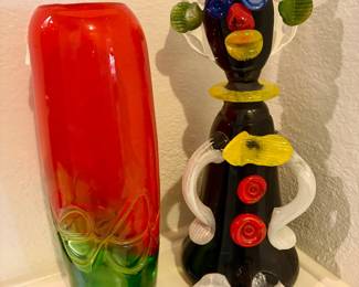 Murano glass with COA 