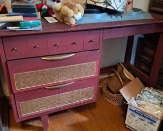 Retro vintage desk