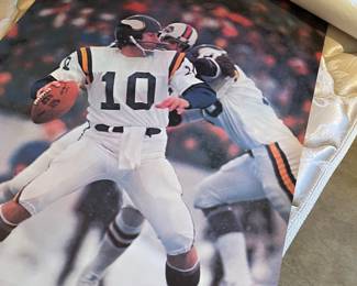 Fran Tarkenton poster