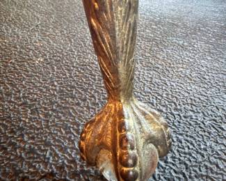 Antique Victorian Tiger Oak Spool-Turned Tiered Parlor Stand