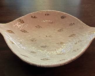 Mid-Century Italian Ceramic Leaf Dish