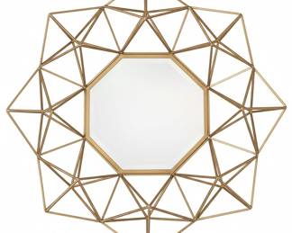 Geometric Starburst Wall Mirror