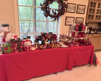 downstairs Christmas items