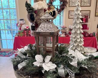 Beautiful Christmas items all downstairs