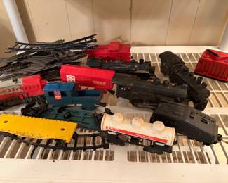 Vintage model train parts