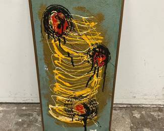 Spider Web Painting By Mort Goldblatt Local Artist