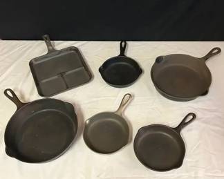 Cast Iron Wagner Ware Griswold Pans
