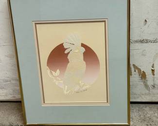 Cockatoo Parrot Signed Numbered Print