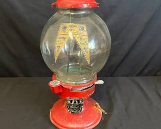 Vintage Columbus Vending Co Gumball Dispenser