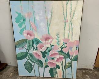 Large Floral Art