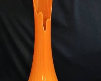 Large MCM Orange Swung Vase