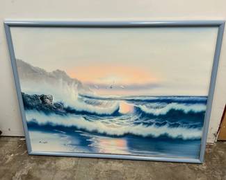 Large Beach Landscape Print