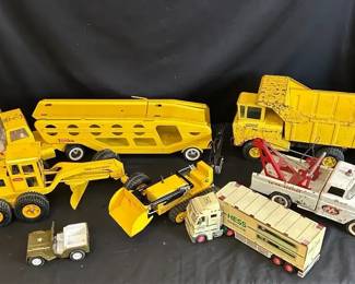 Vintage Diecast Metal Vehicles Lot 3 Tonka, Nylint, Etc