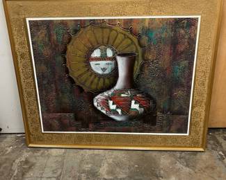 Large James Eagle Southwest Style Art