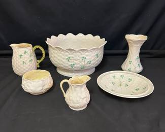 Vintage Beleek Ireland Porcelain Lot