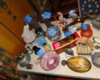Lalique, Art glass Herend and more