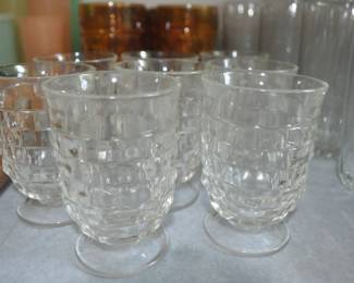 Vintage Drinking Glasses 