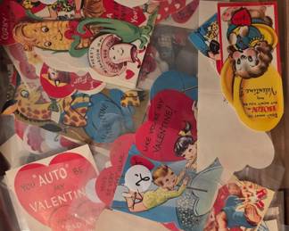 Large amount of valentines 40 50s