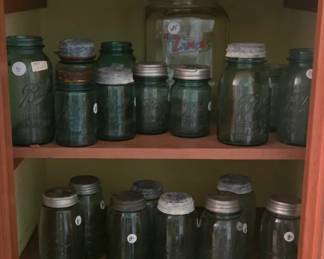 Blue jars