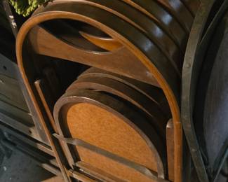 Wood chairs