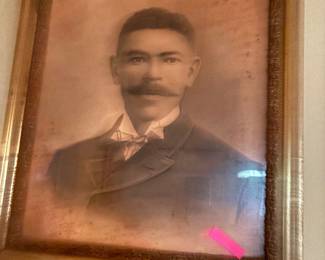 Victorian print of a distinguished black gentleman 