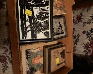 Miscellaneous Victorian style decorator items with each item priced separately 