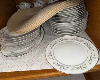 HARMONY HOUSE "PLATINUM GARLAND" DISHES