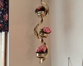 MCM SPIRAL PLANTER/CANDLE HOLDER
