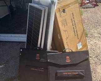Lot #7 Mesuvida 100W Portable Foldable Solar Charger Panel Lot RV Camping Off-Grid