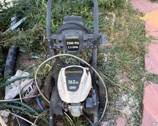 Lot #47 WorkForce 2500 PSI 2.3 GPM Gas Pressure Washer 163cc OHV Engine