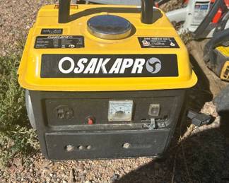 Lot #3 OsakaPro 200162 Portable Gas Generator 2.2HP 2-Stroke 900W 120V Camping Power