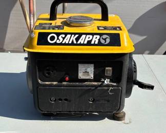 Lot #50 Osaka Pro Model 200162 Portable Gas Generator 2-Stroke 120V Camping Emergency