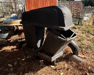 Lot #24 Predator 212 Engine Leaf Vacuum Blower Bagger System Tow-Behind Lawn Tractor