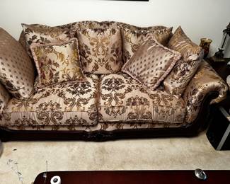 EARLY SALE. ORNATE SOFA. $ 250.