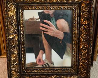 Antique Gilded Frame Mirror